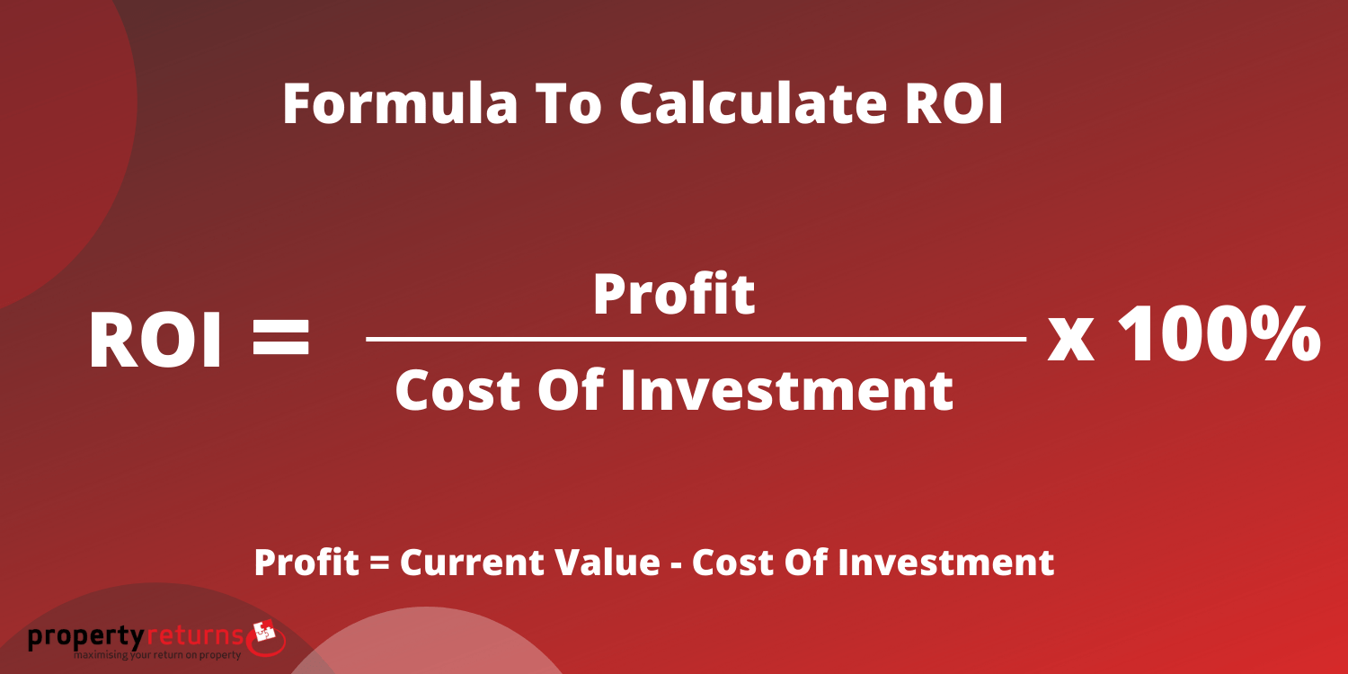 formula to determine ROI on property