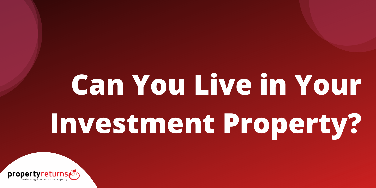 Can yo live in your investment property cover picture